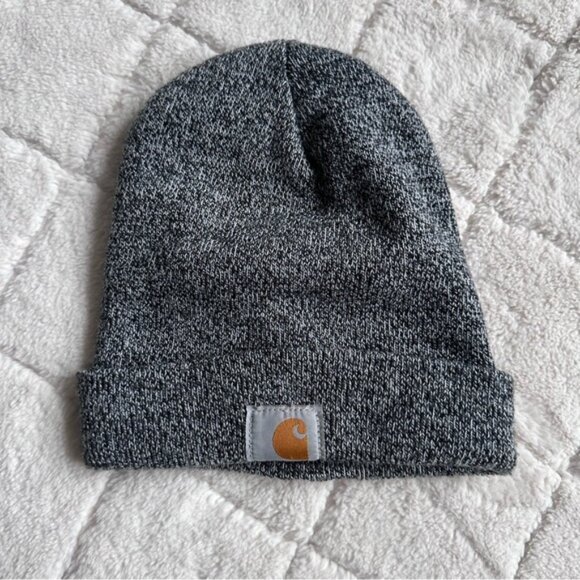 Carhartt | A18-019OFAA Watch Hat Black/White Fleck Design "Leprino Foods" Patch - Picture 2 of 8